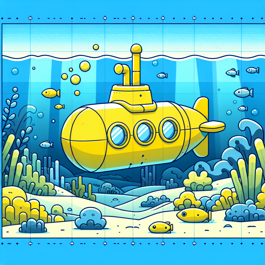 Undersea Explorer Submarine Number Painting