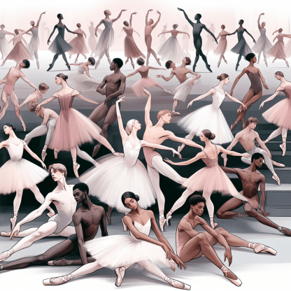 Ballet's Graceful Poise Painting By Numbers Kit