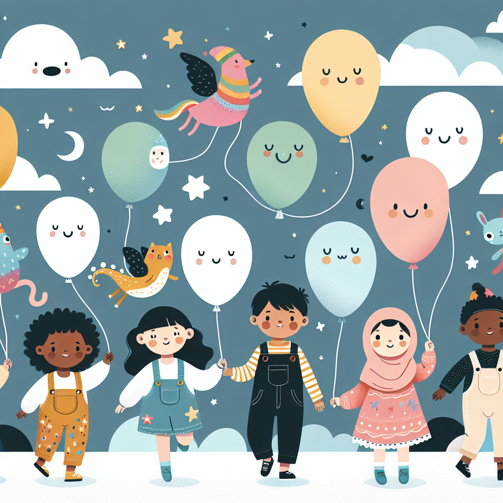 Ballooning Through Dreamland Paint By Number