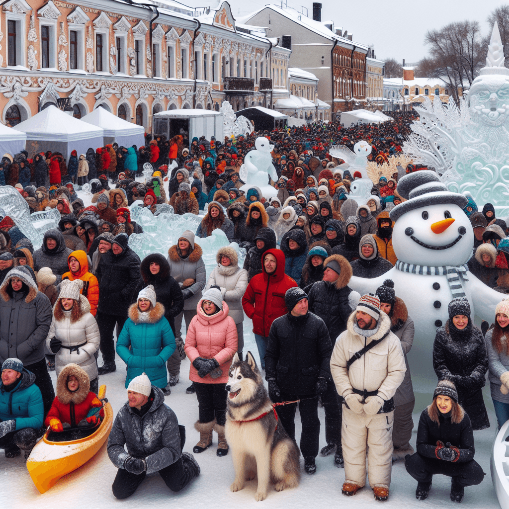Winter Carnival - Quebec City DIY Paint By Numbers