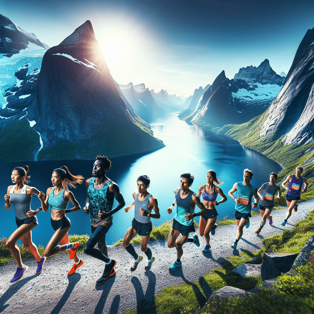 Midnight Sun Marathon - Tromsø, Norway Paint By Numbers Art