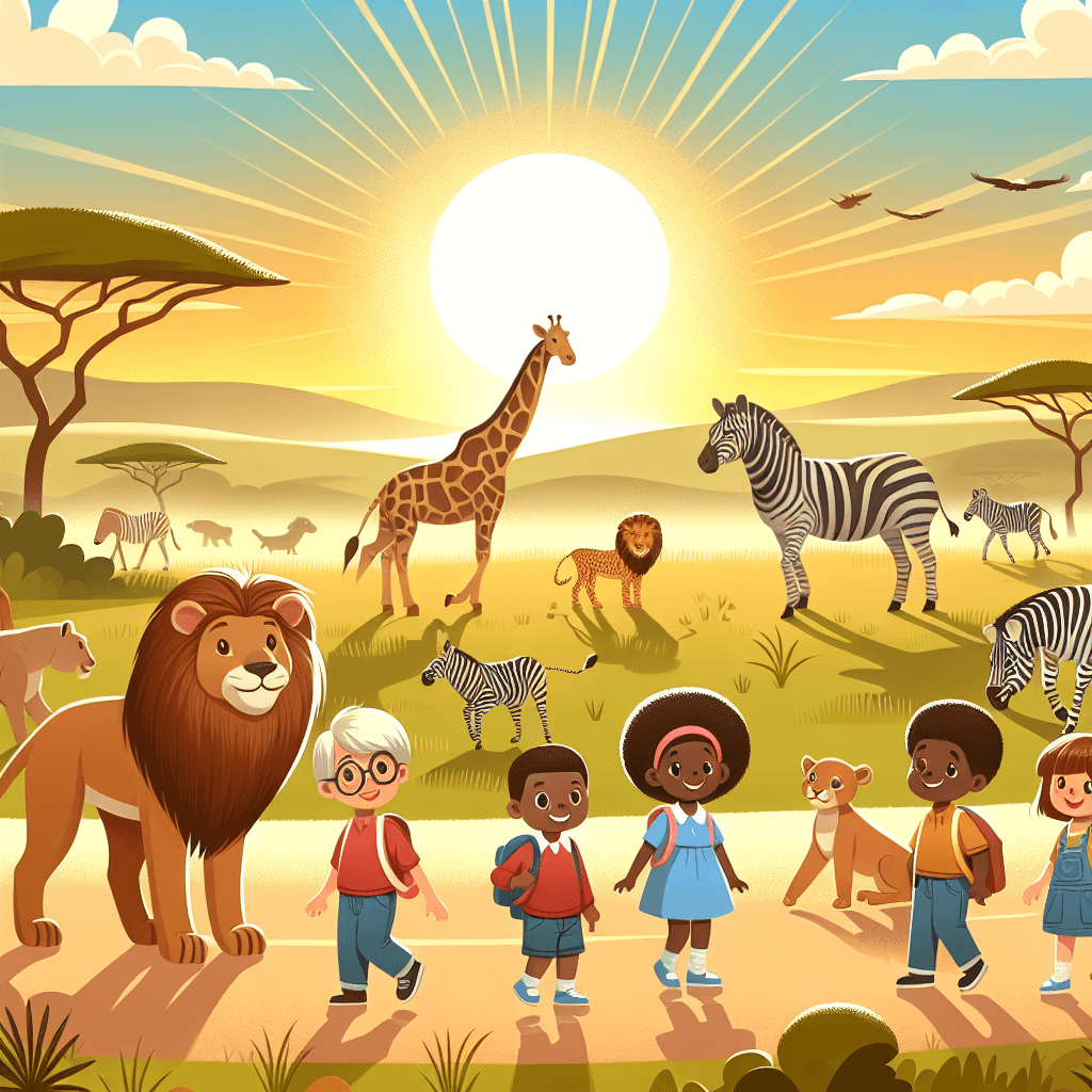 Sunrise Safari Excursion Paint By Color