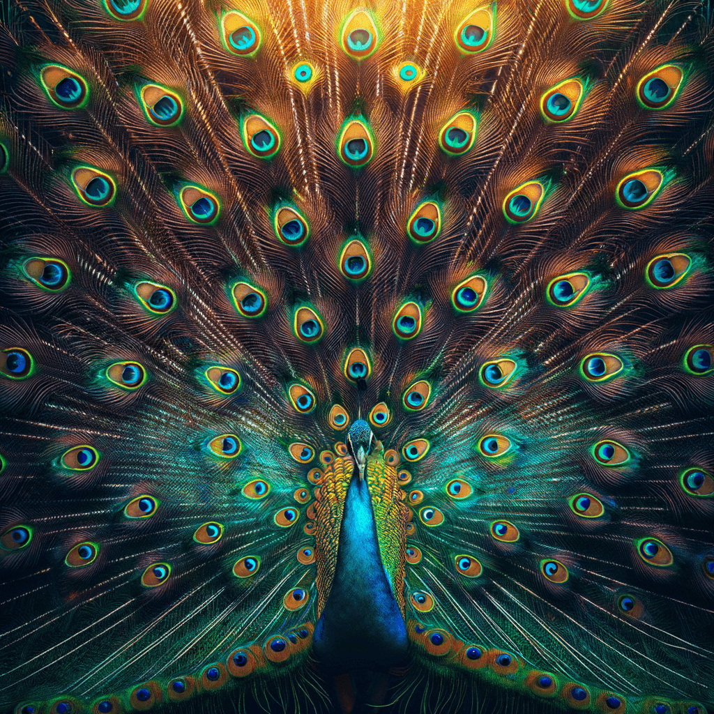 Elegant Peacock Splendor - DIY Painting By Numbers Kit