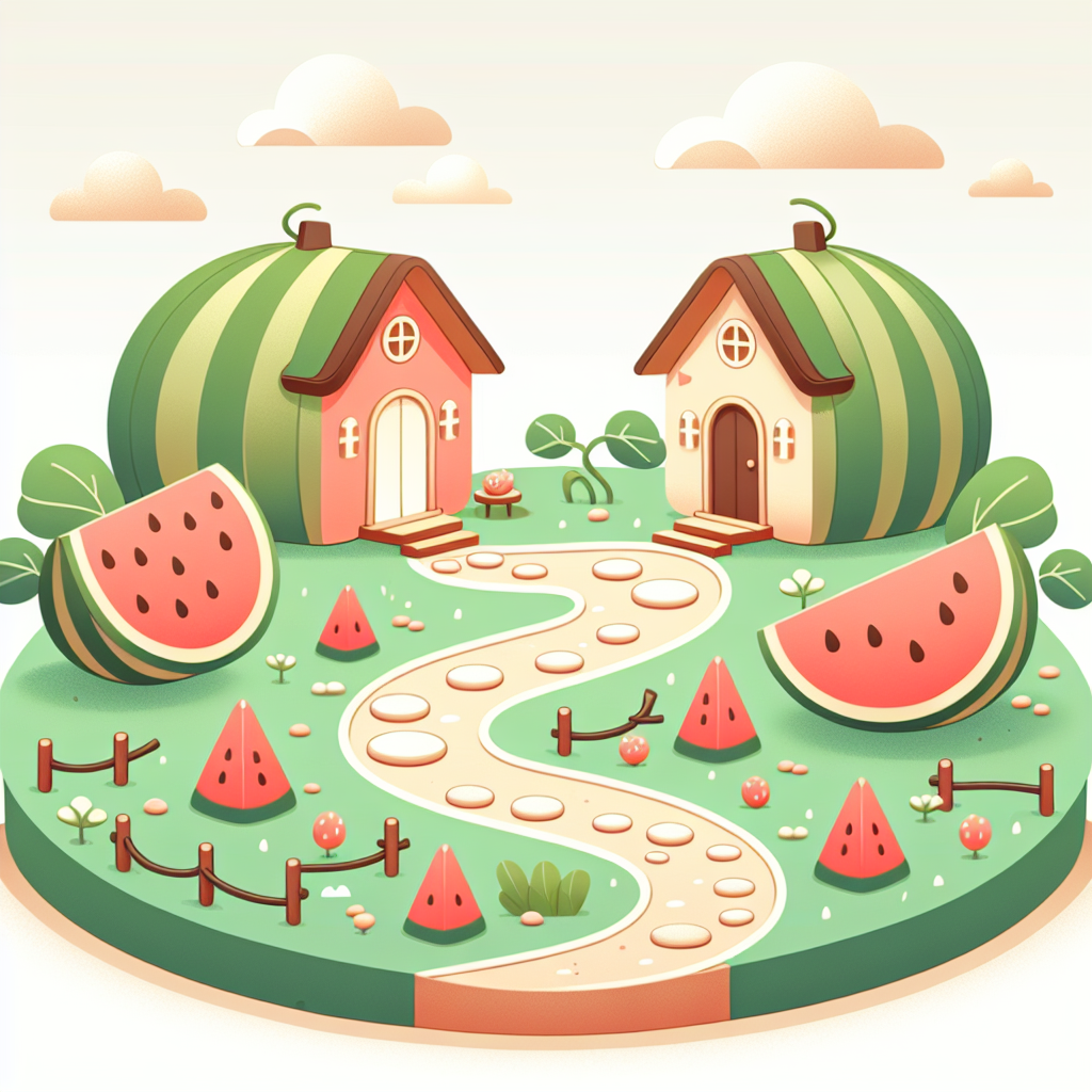 Whimsical Watermelon World Paint By Numbers