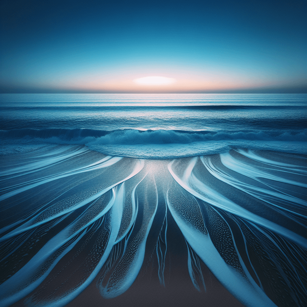 Ocean Horizon Tranquility Numbered Painting Kits