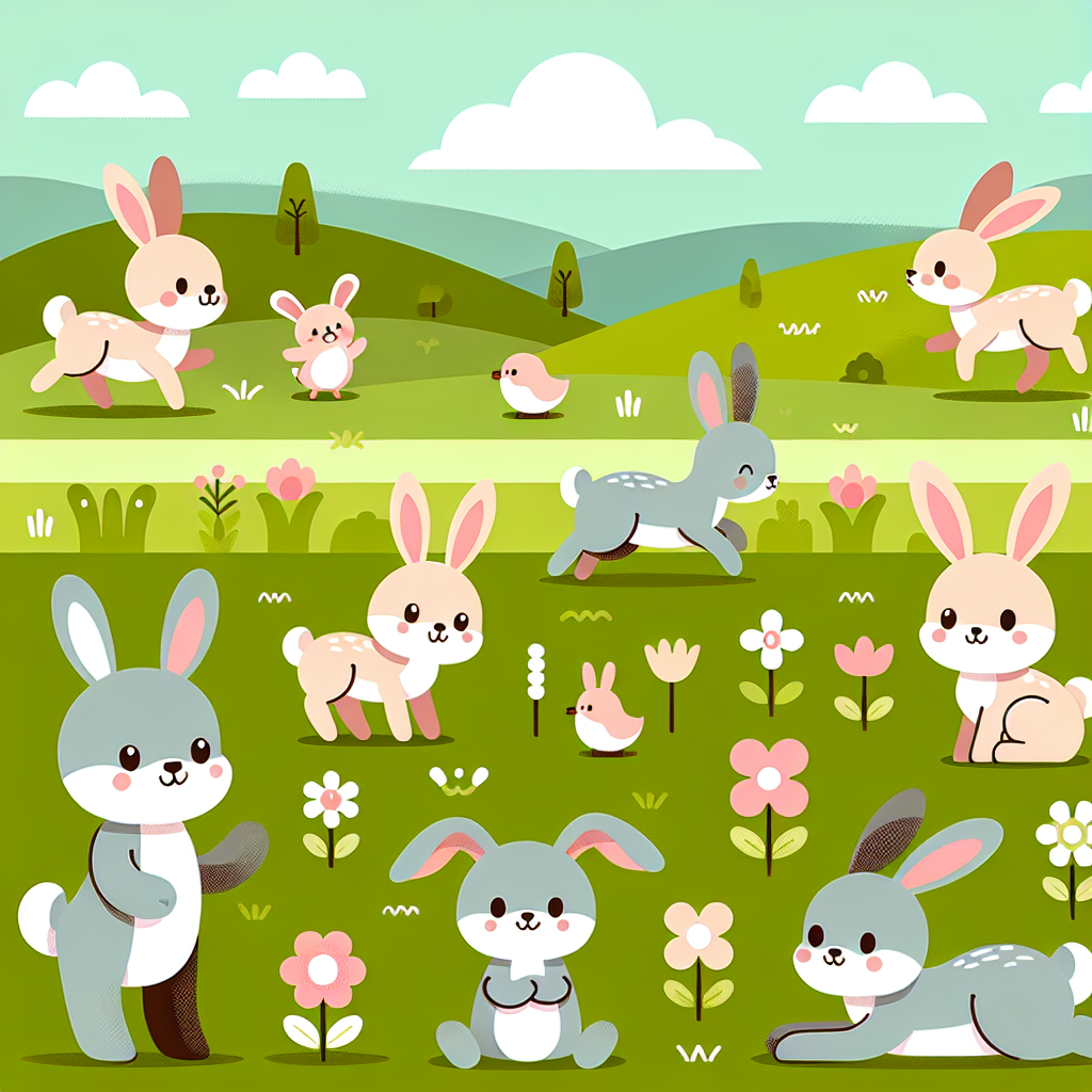 Giggles In The Grassland Paint By Number
