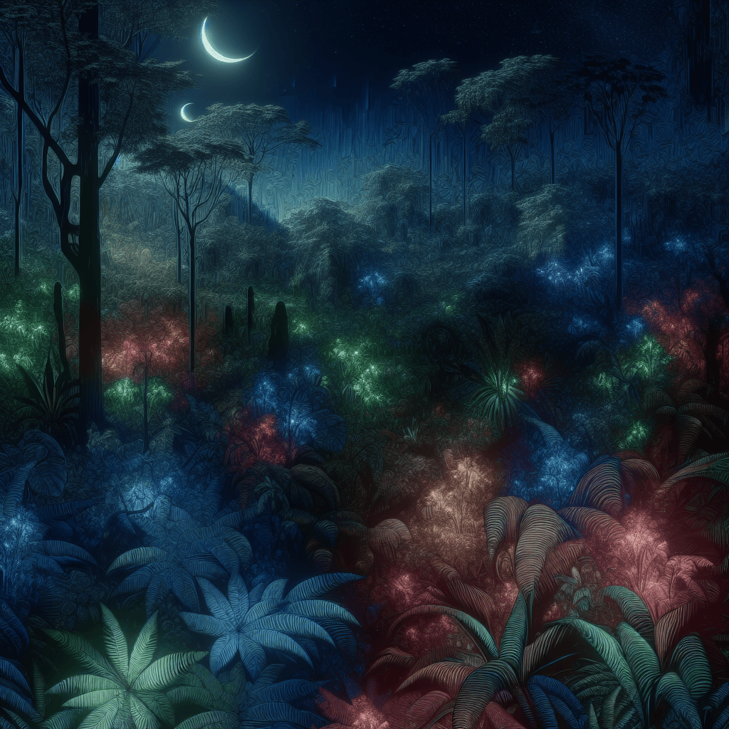 Midnight Jungle Adventure Paint By Number