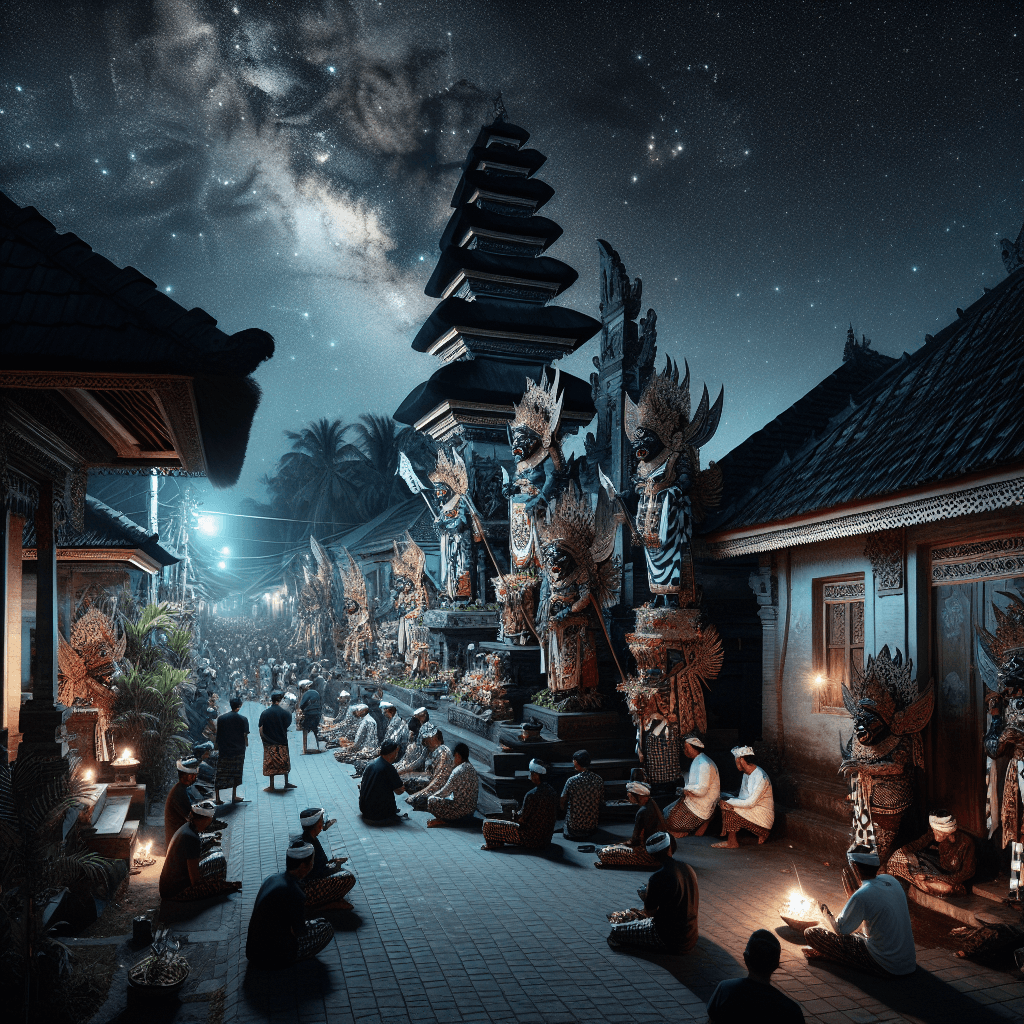 Day Of Silence (Nyepi) - Indonesia Numbered Painting Kits
