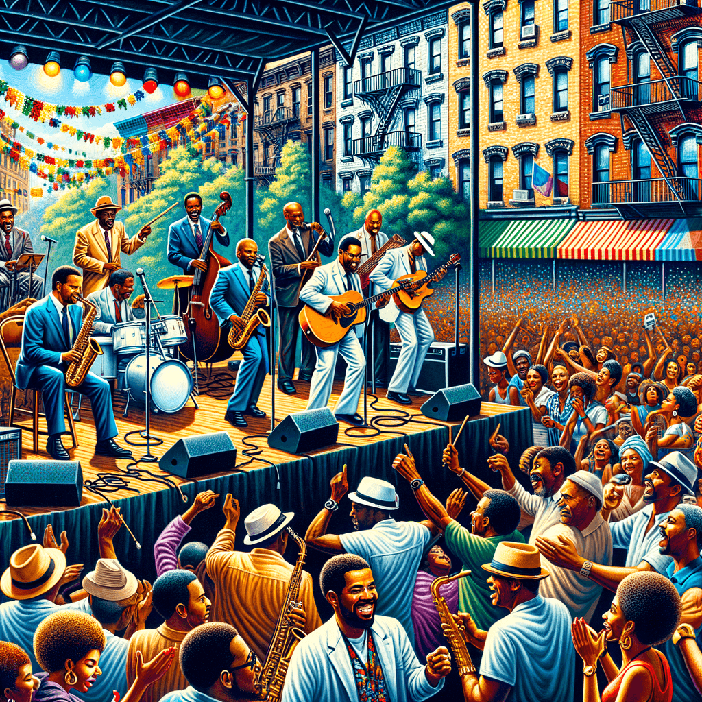 Harlem Jazz Festival Paint By Numbers Art