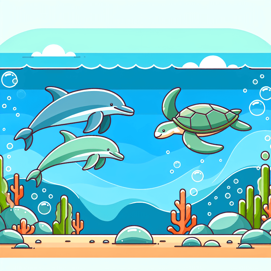Undersea Exploration With Marine Friends Paint By Numbers