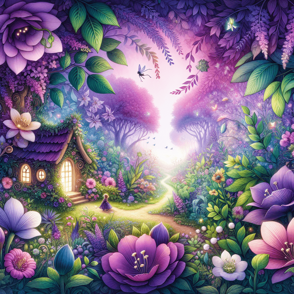 Fairy's Enchanted Garden Painting By Numbers Kit