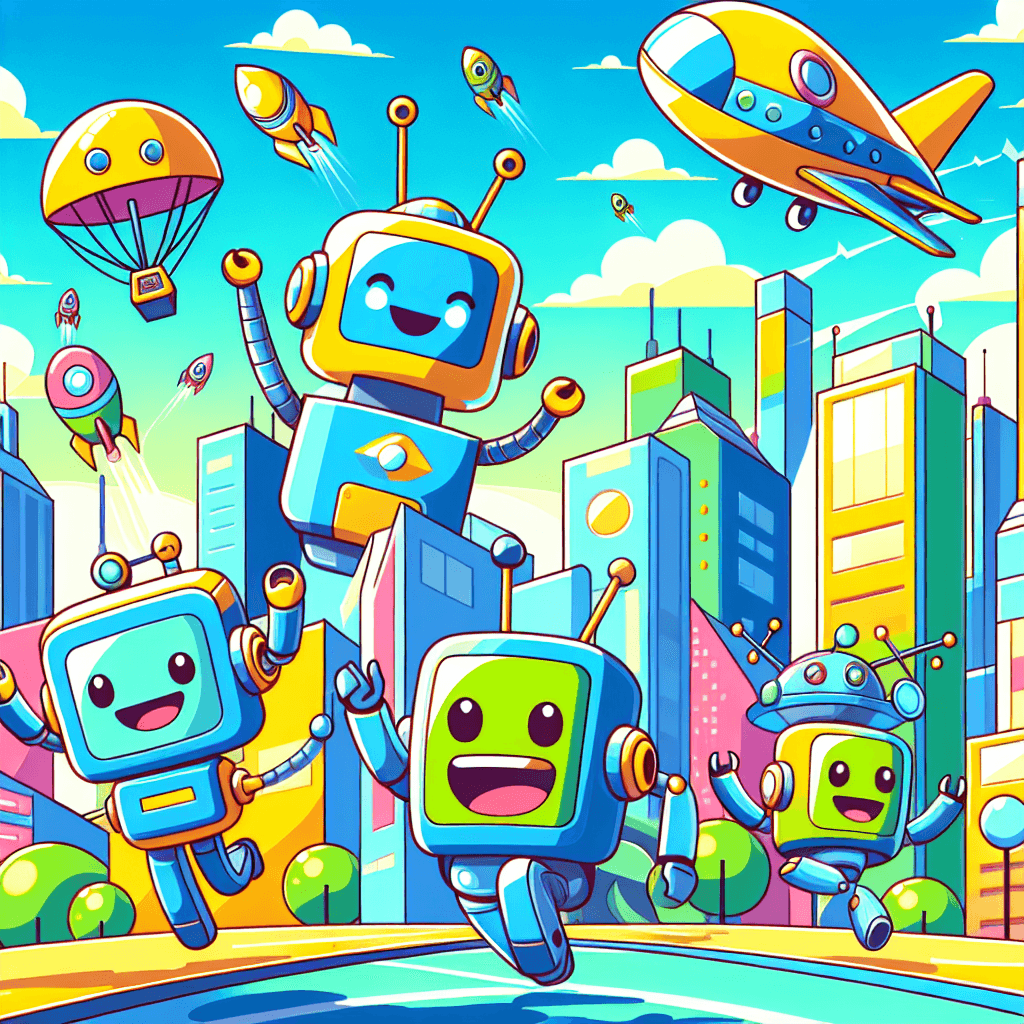 Adventurous Robots DIY Paint By Numbers
