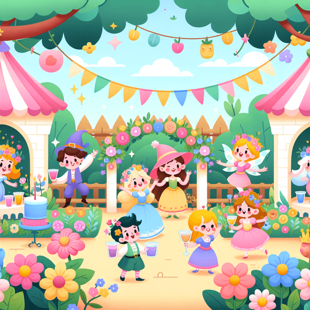 Fairy Tale Garden Party Paint By Numbers