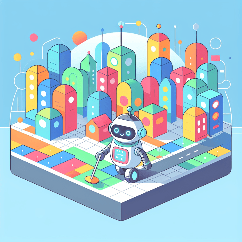 Robot City Adventures Paint By Color