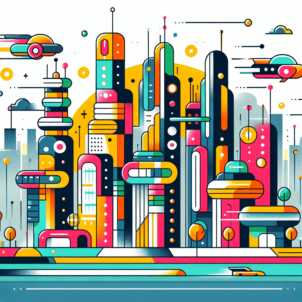 Futuristic Cityscape Wonders Paint By Numbers Art