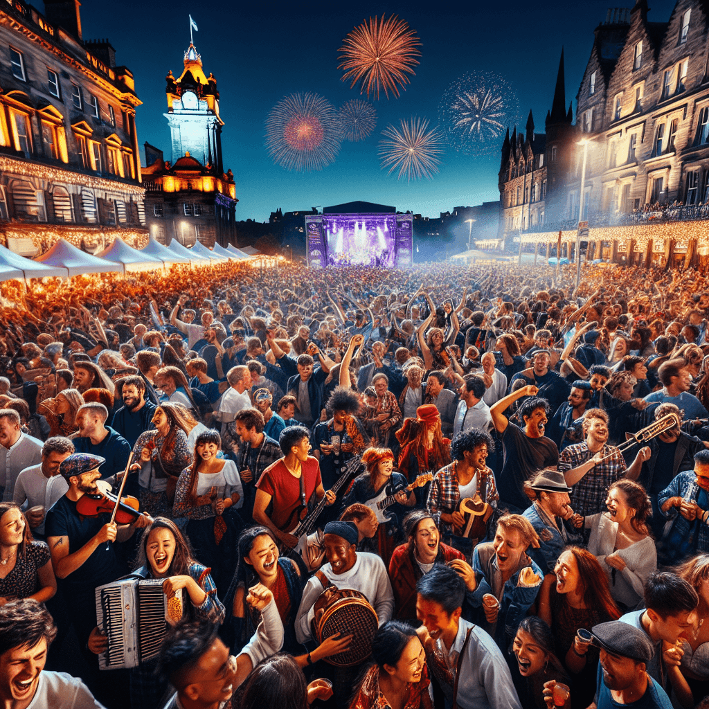 Edinburgh's Hogmanay - Scotland Paint By Numbers Kits