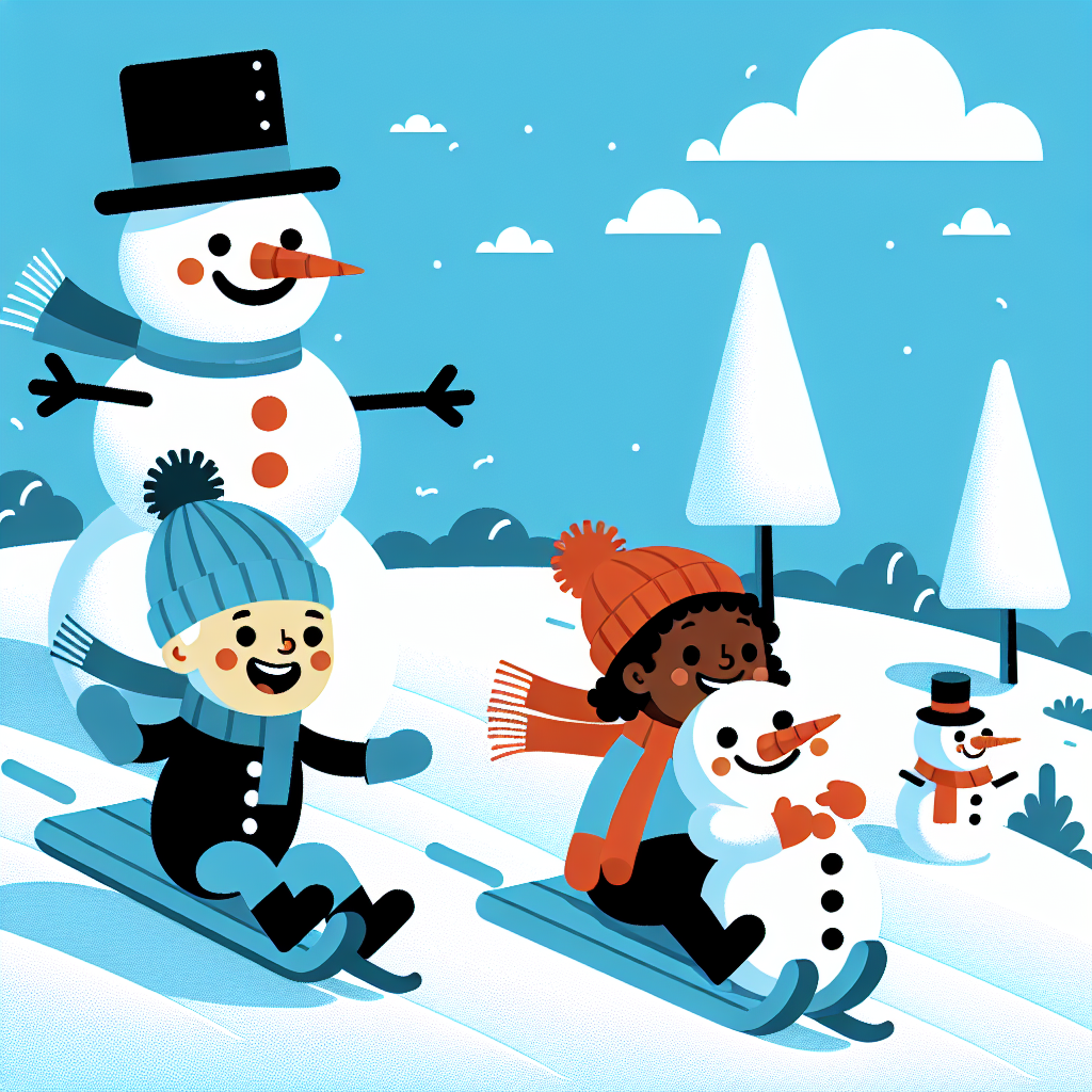 Snowy Winter Scene Number Painting