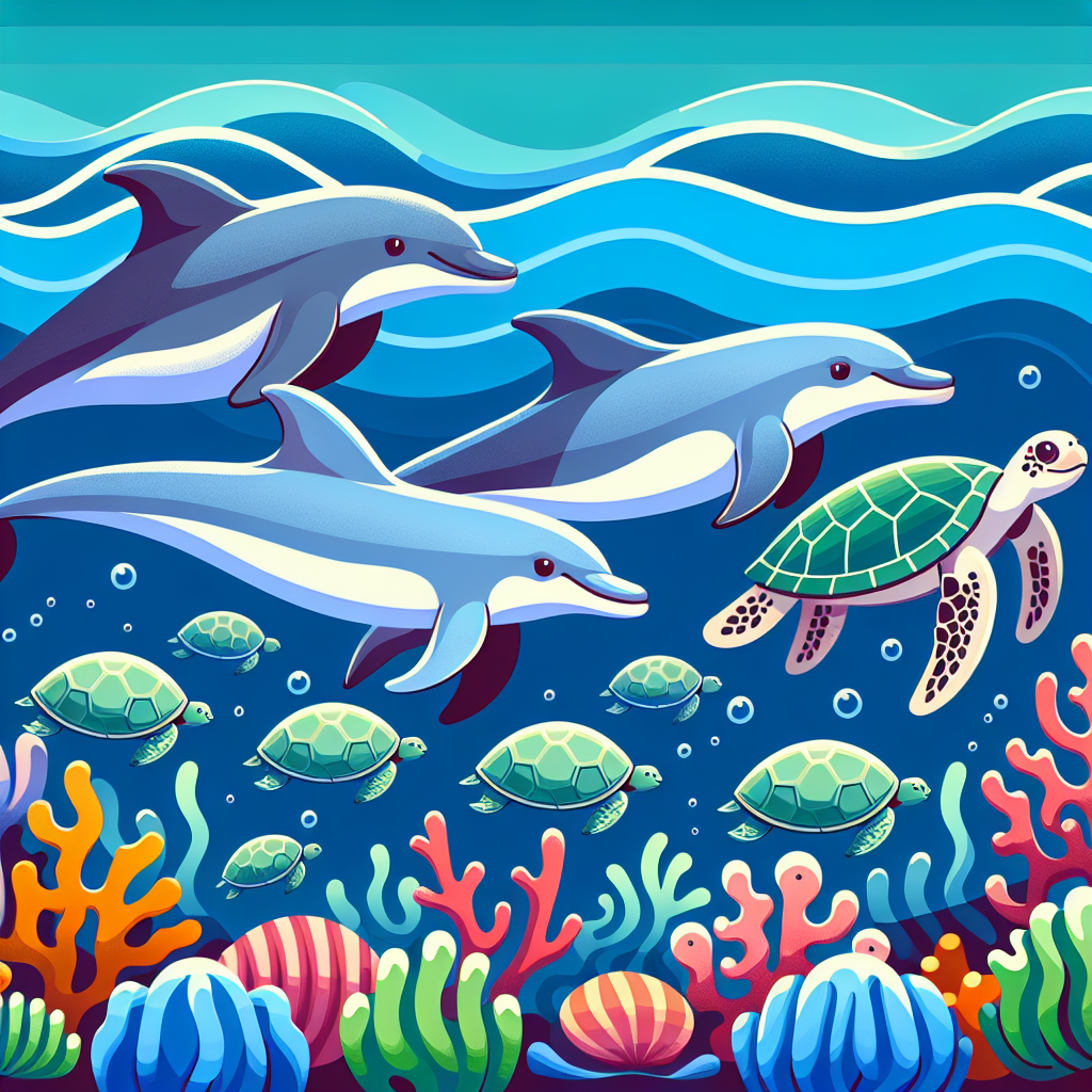 Ocean Friends Gathering Paint By Number