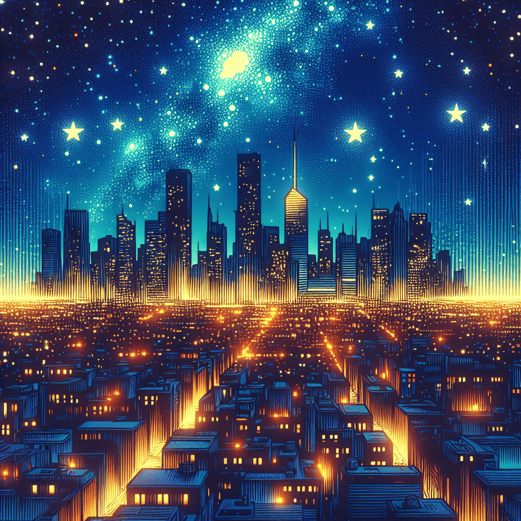 Captivating Nightscape Paint By Color