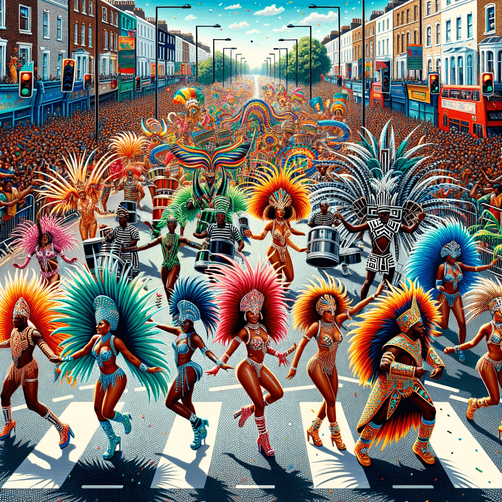 Notting Hill Carnival - London Numbered Painting Kits