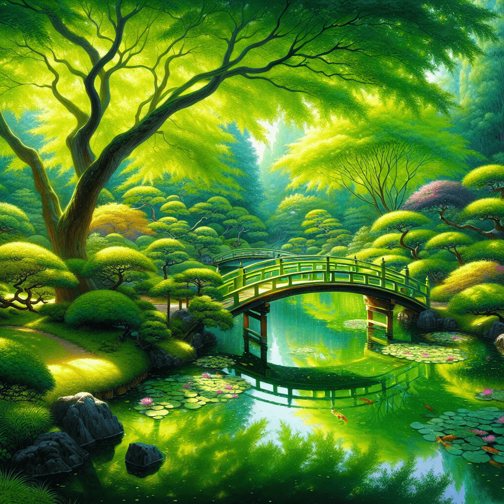 Timeless Japanese Garden Paint By Color