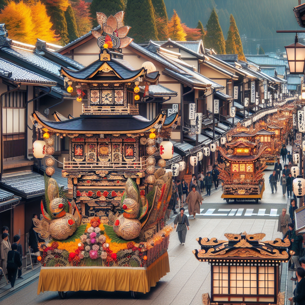 Gion Yatai Kaikan - Takayama Paint By Numbers