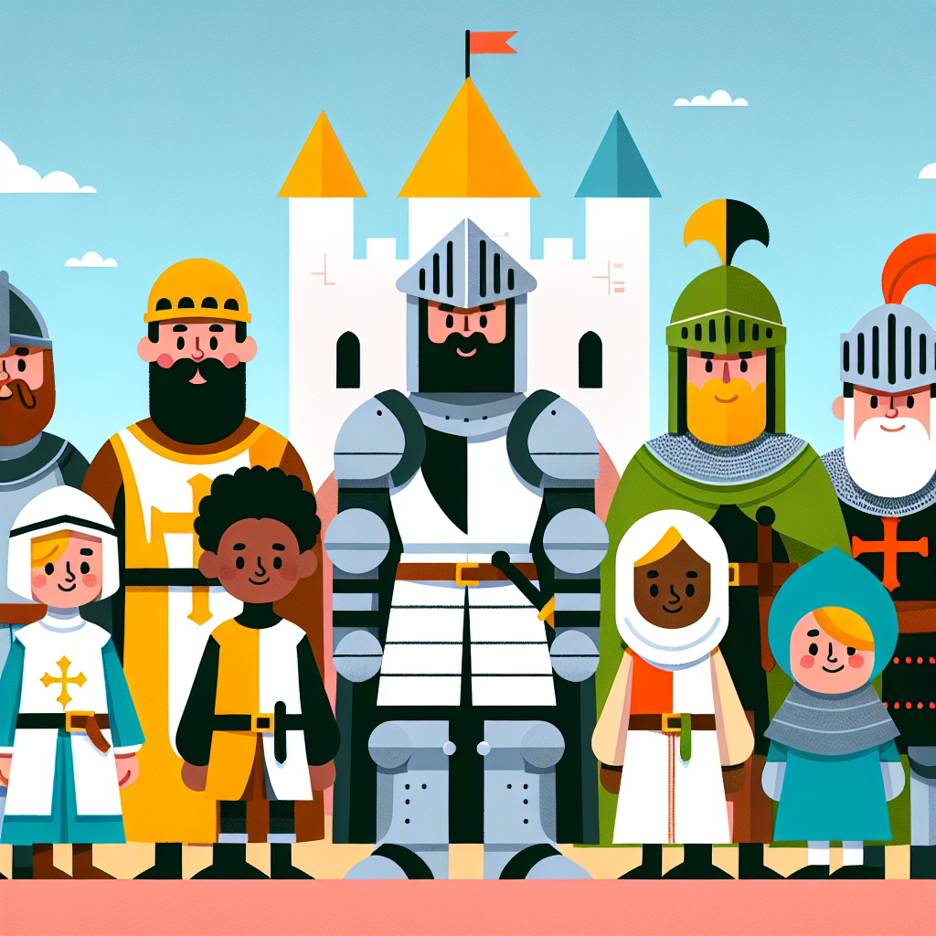 Brave Knights Of Old Paint By Numbers