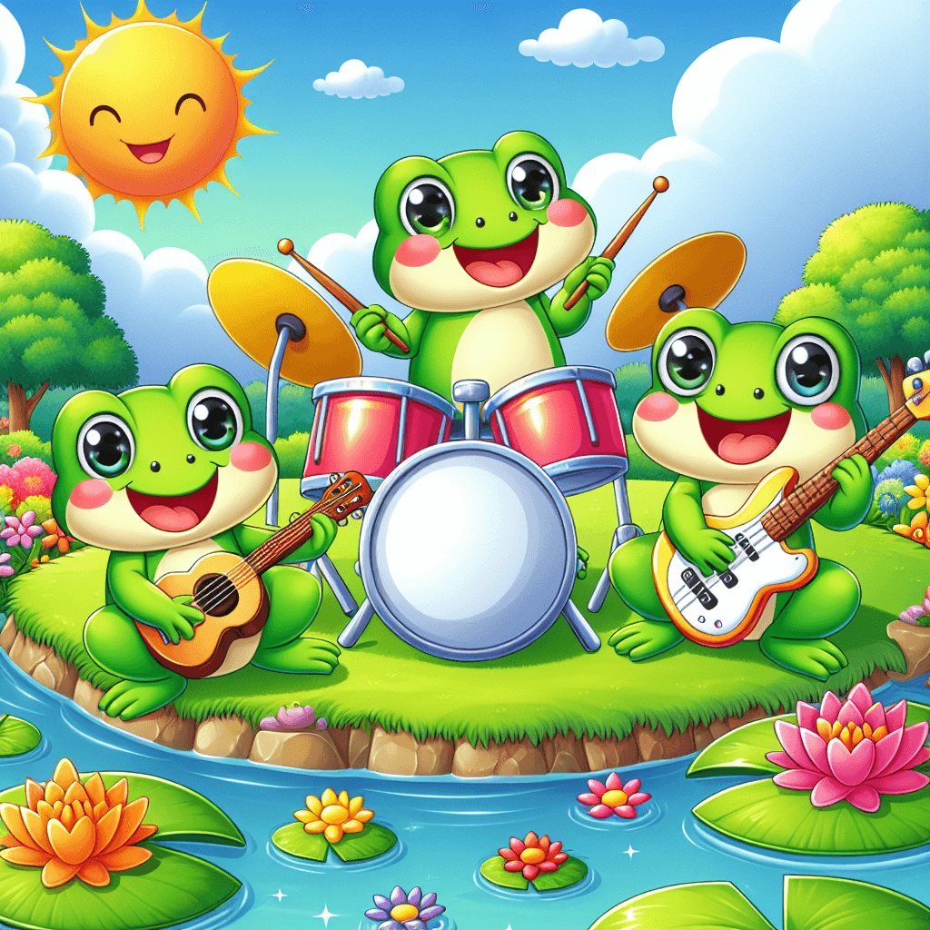 Friendly Frog Chorus Numbered Painting Kits