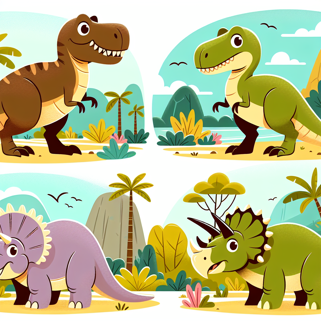 Prehistoric Dinosaurs Painting Number Kit