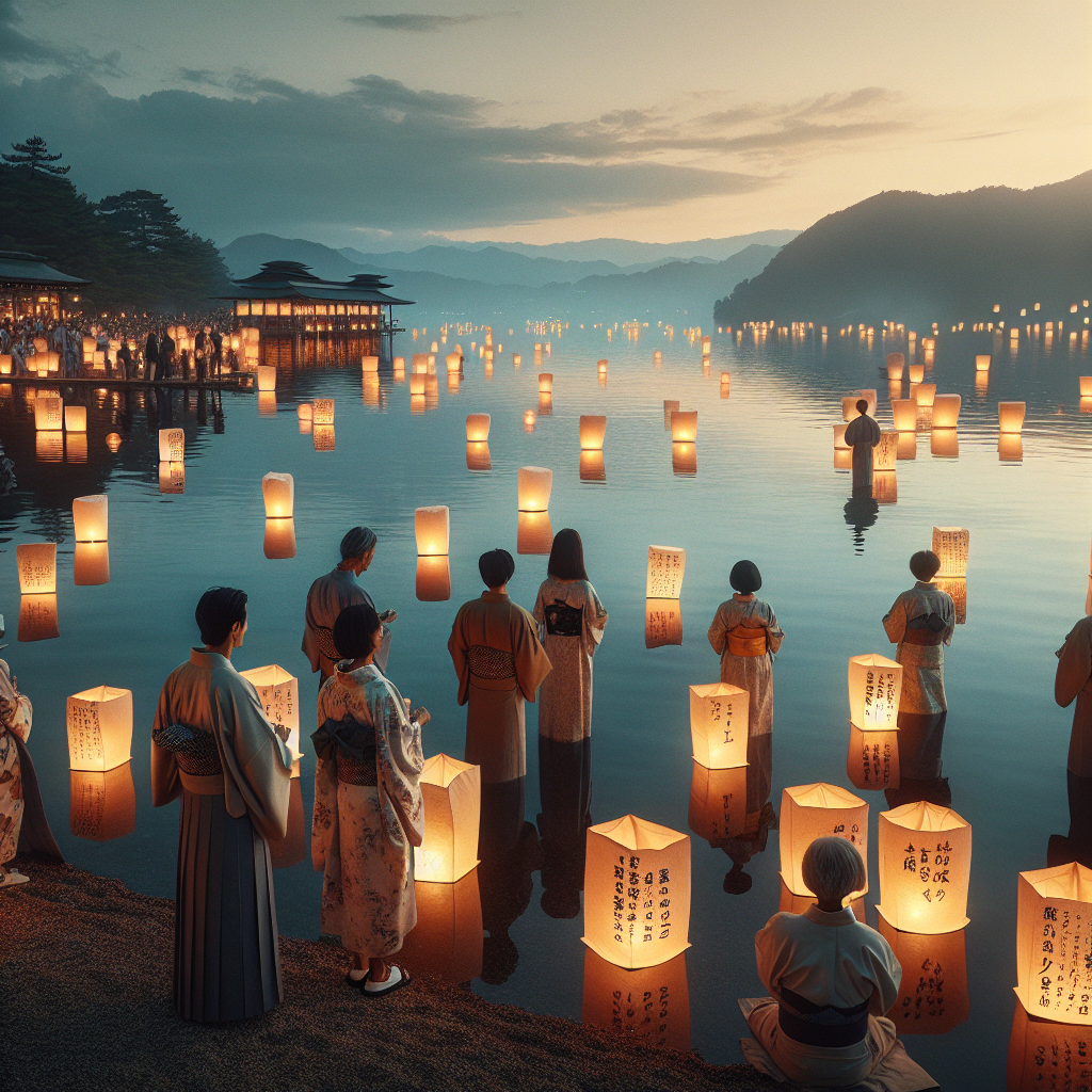 Floating Lantern Festival - Otsu, Japan Paint By Color