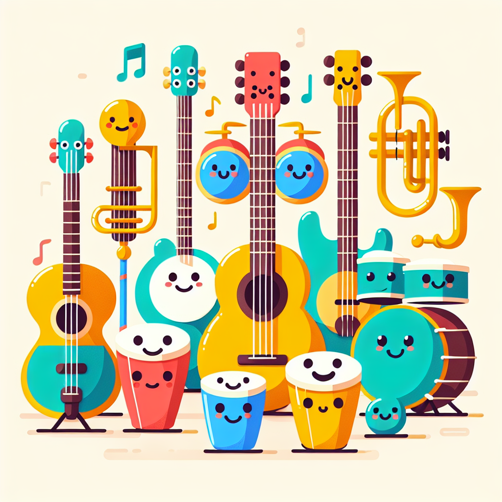 Colorful Musical Instruments - DIY Painting By Numbers Kit – Artistry Rack