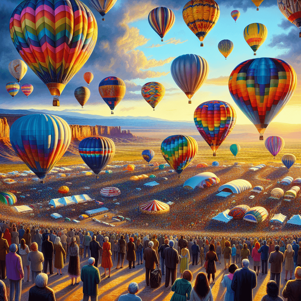 Balloon Fiesta - New Mexico DIY Paint By Numbers