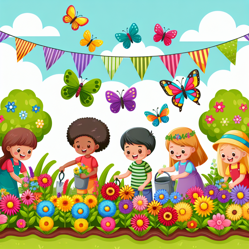 Colorful Garden Fun Numbered Painting Kits