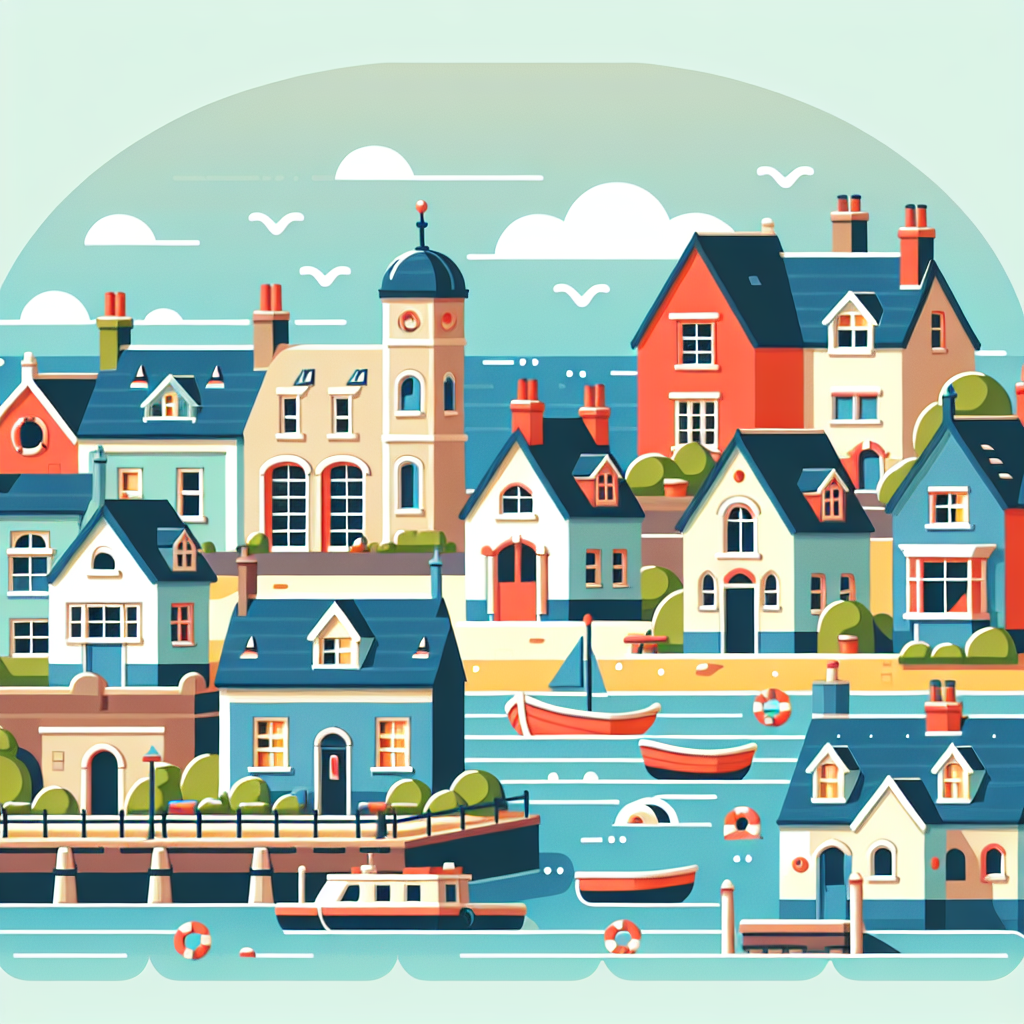 Seaside Village Exploration Paint By Color