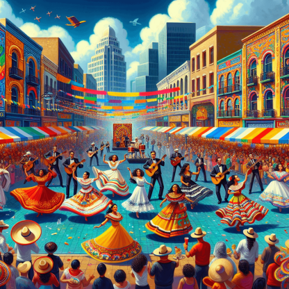 Santiago A Mil - Chile Number Painting