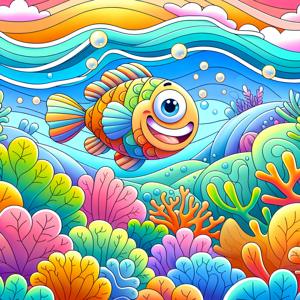 Joyful Fish Numbered Painting Kits
