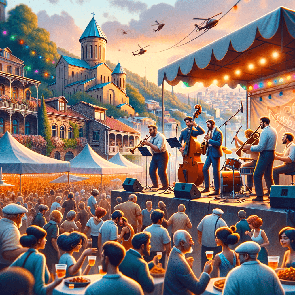 Tbilisi Jazz Festival - Tbilisi, Georgia Painting By Numbers Kit