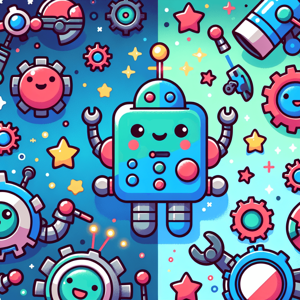 Silly Robot Friends Numbered Painting Kits