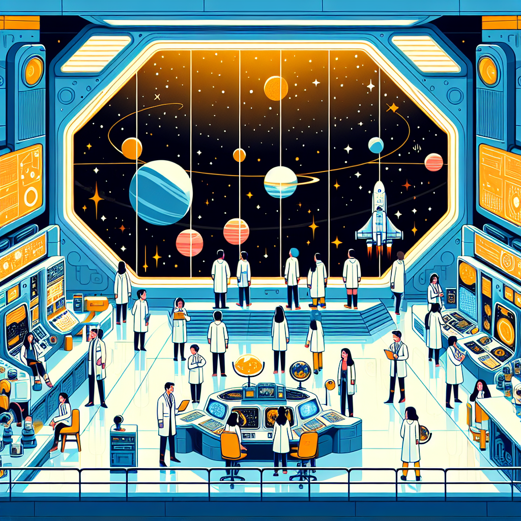 Outer Space Science Station Paint By Numbers Kits