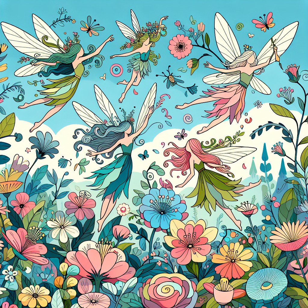 Garden Fairy Magic Painting Number Kit