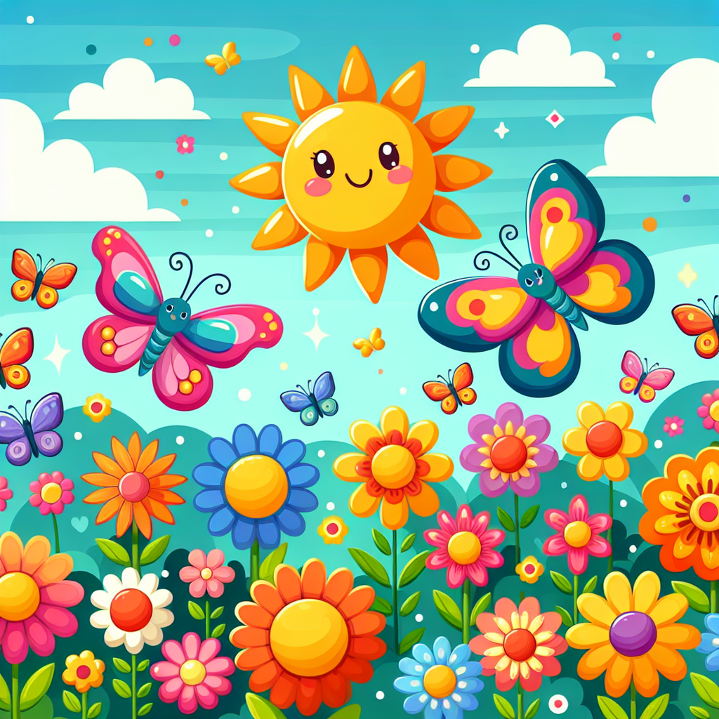 Sunny Butterfly Garden Paint By Numbers Kits