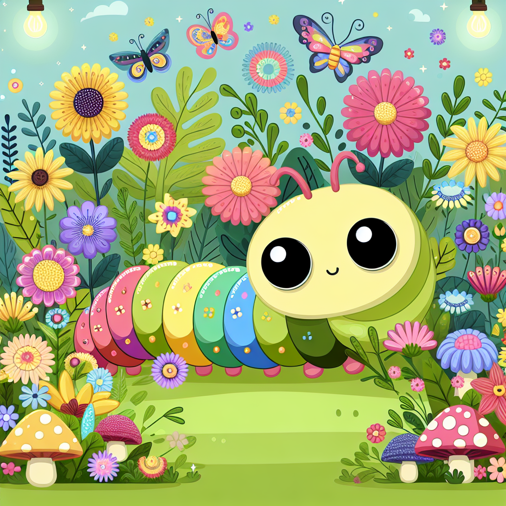 Wonderland Caterpillar's Journey Paint By Numbers