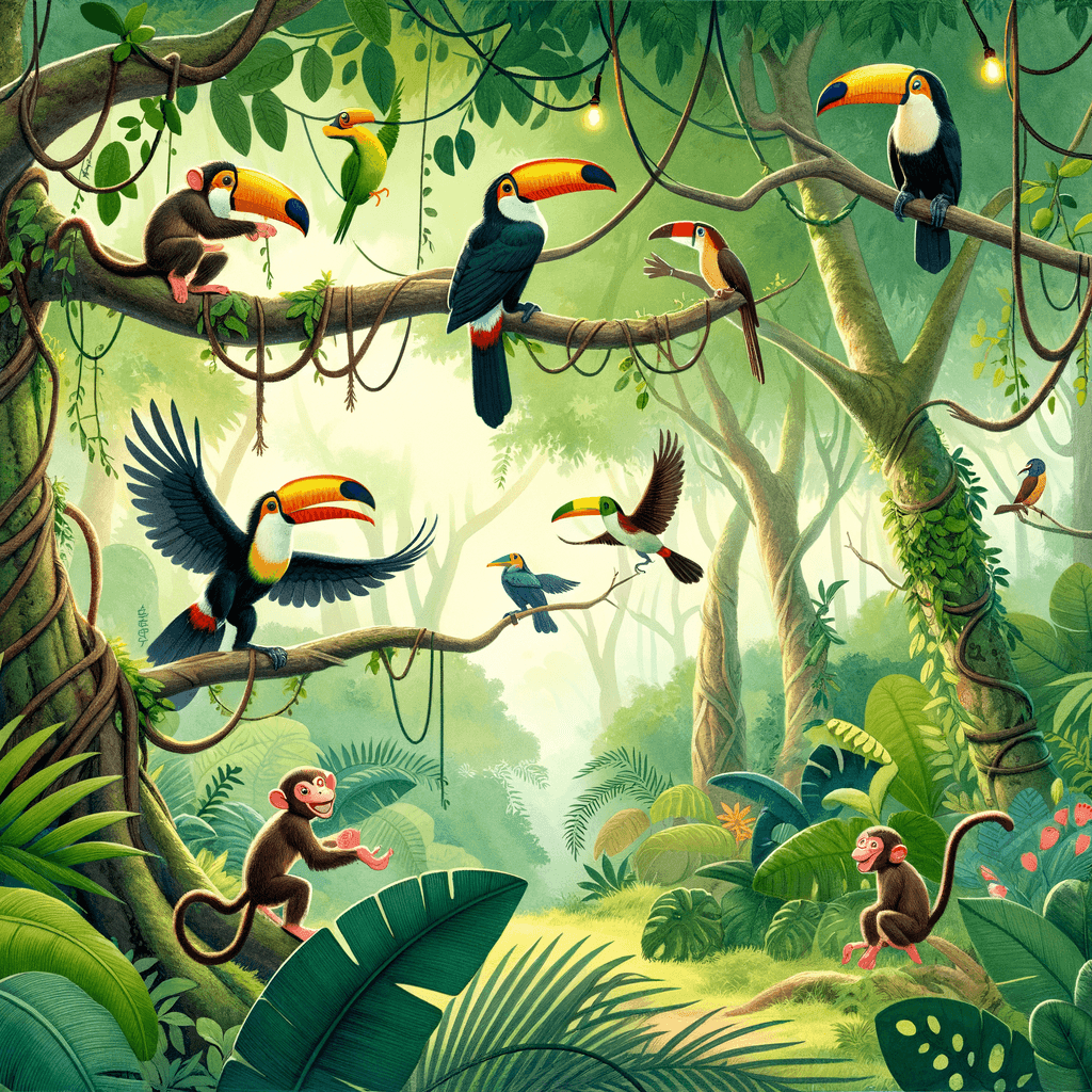 Explorer's Jungle Paint By Numbers Art