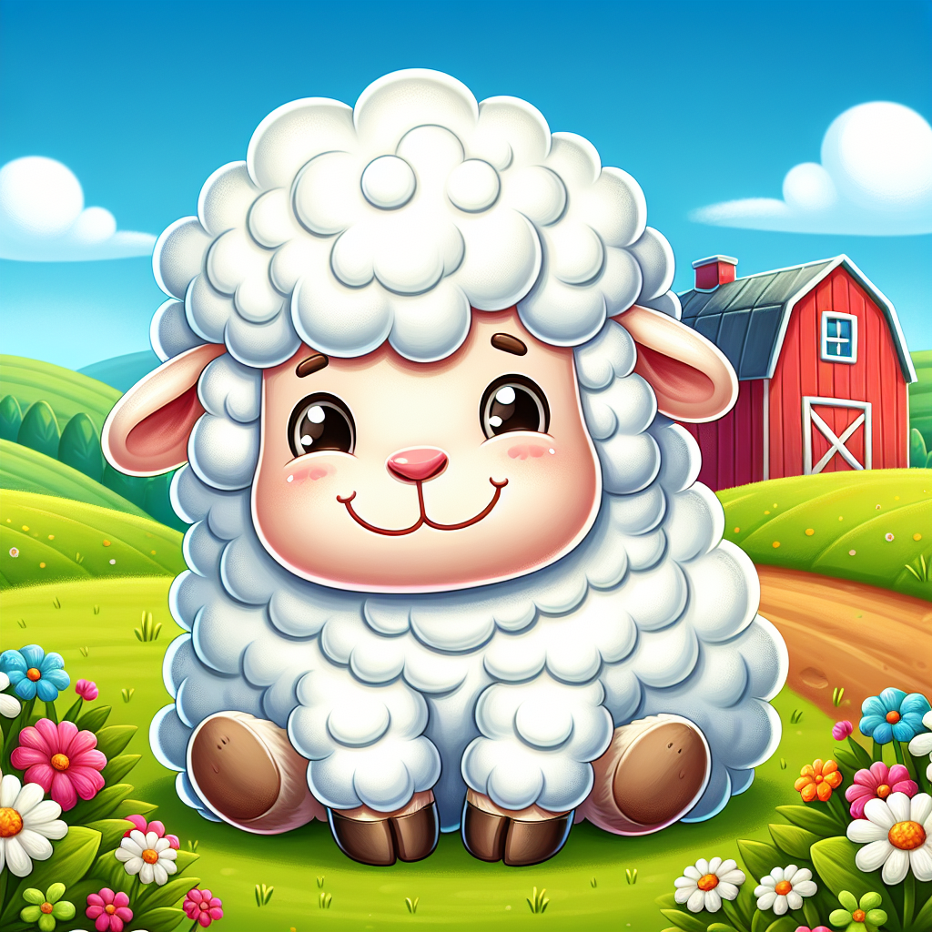 Curly Sheep DIY Paint By Numbers