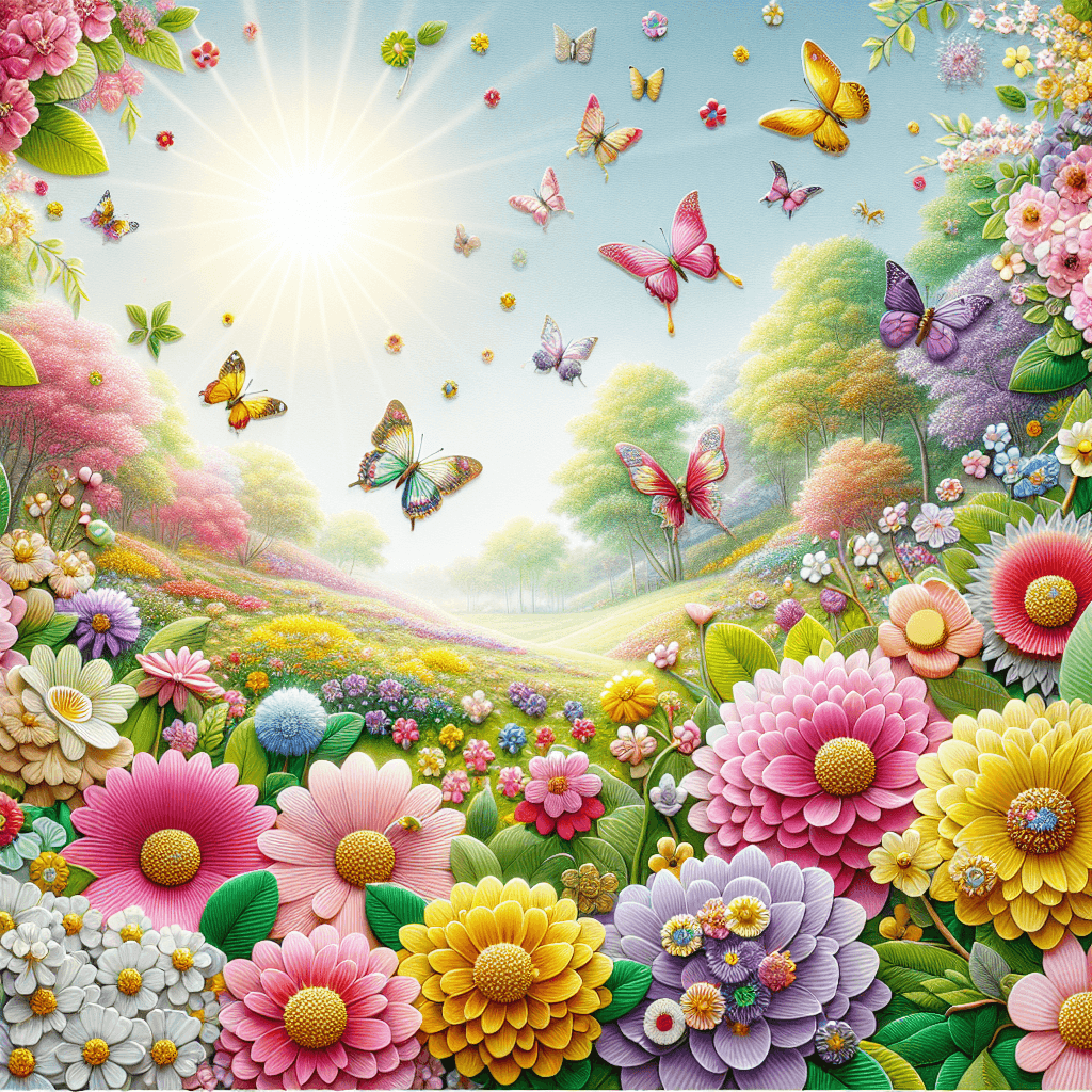 Dreamy Garden Party Paint By Color