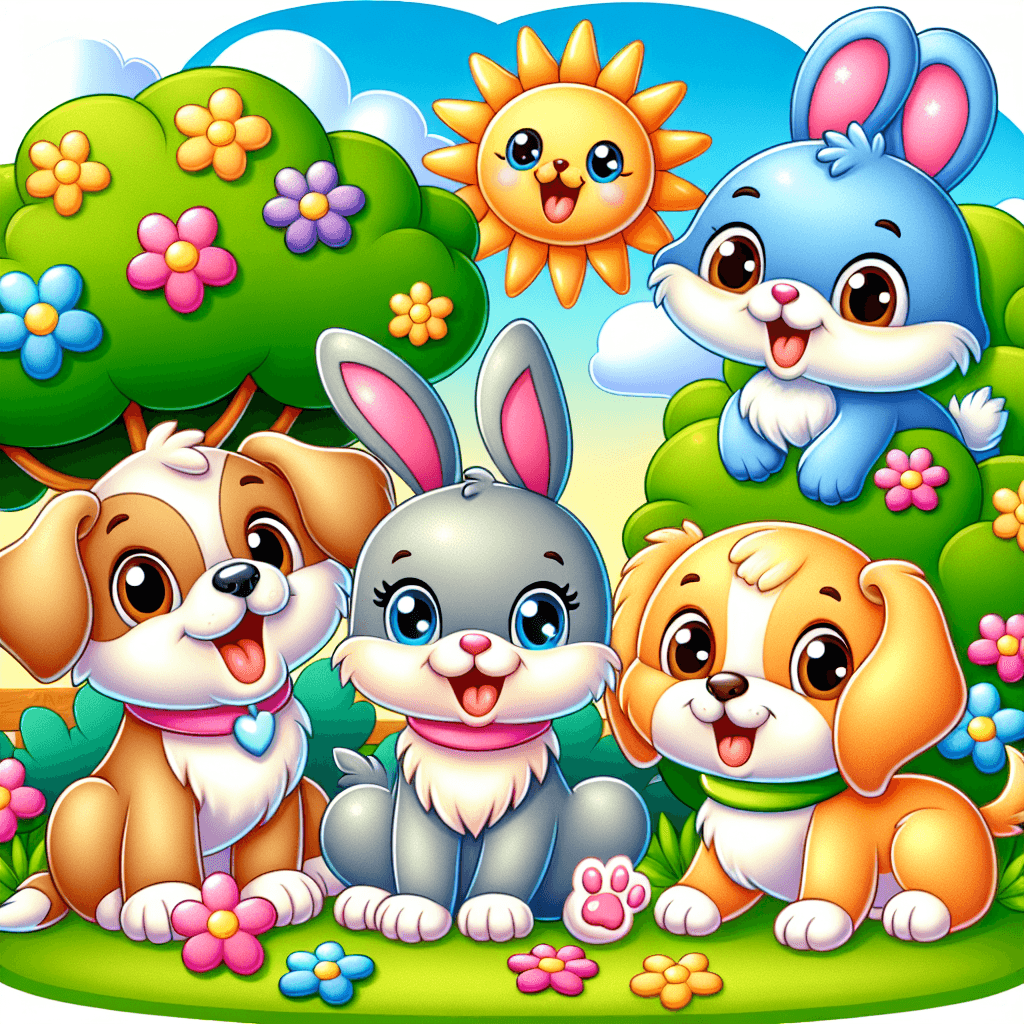 Pet Paradise Playtime Numbered Painting Kits