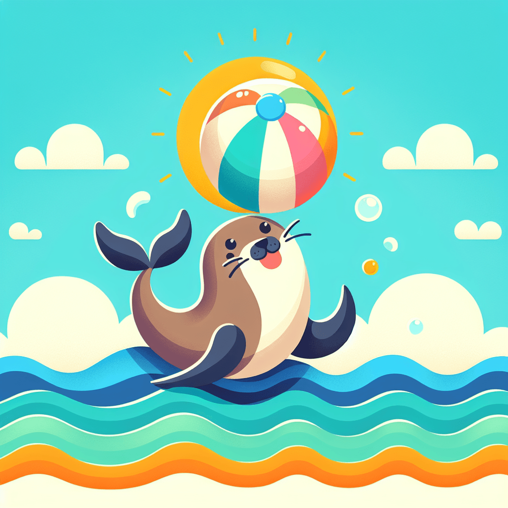 Silly Sealion Paint By Number