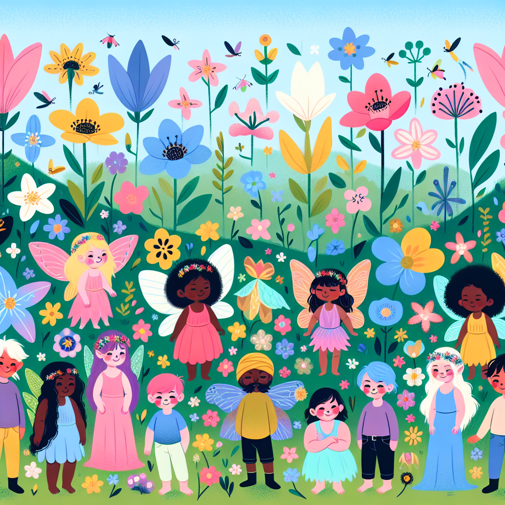 Enchanted Flower Fairyland Paint By Color