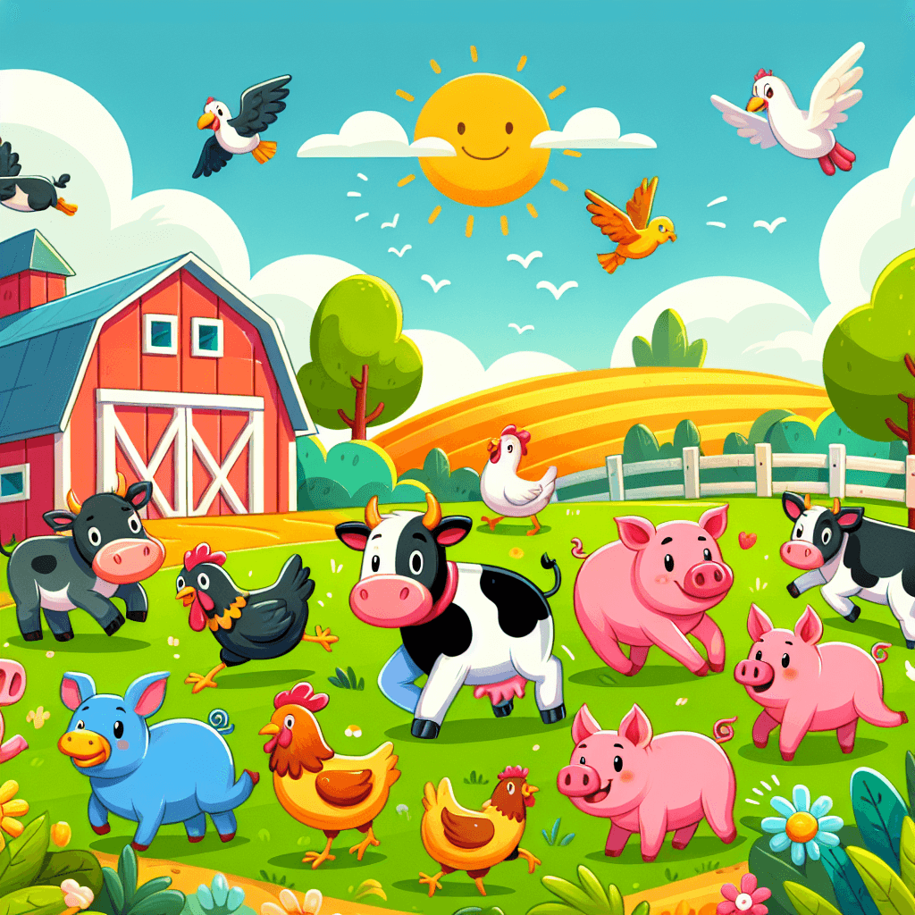 Exciting Farm Adventure Painting By Numbers Kit