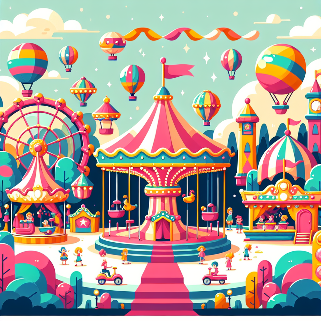 Fairground Festival Fun Paint By Color